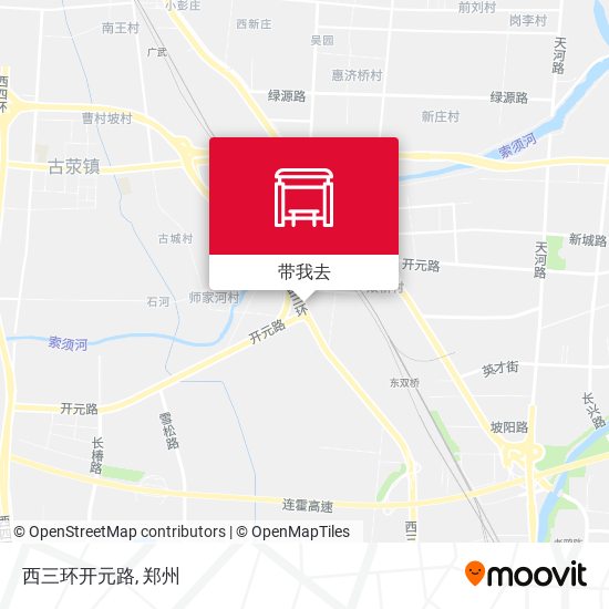 西三环开元路地图