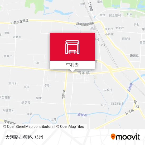 大河路古须路地图