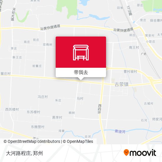 大河路程庄地图