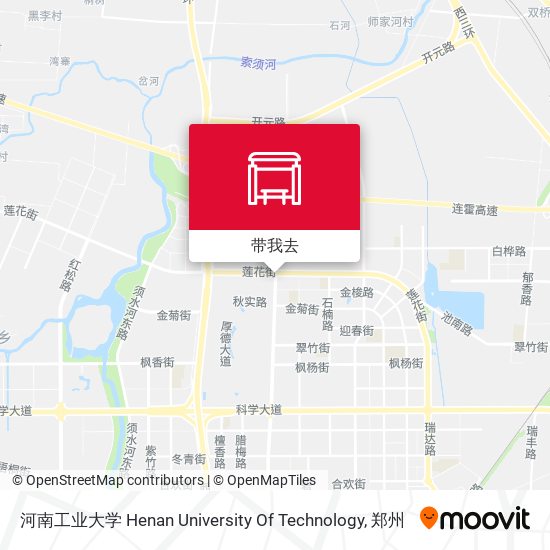 河南工业大学 Henan University Of Technology地图