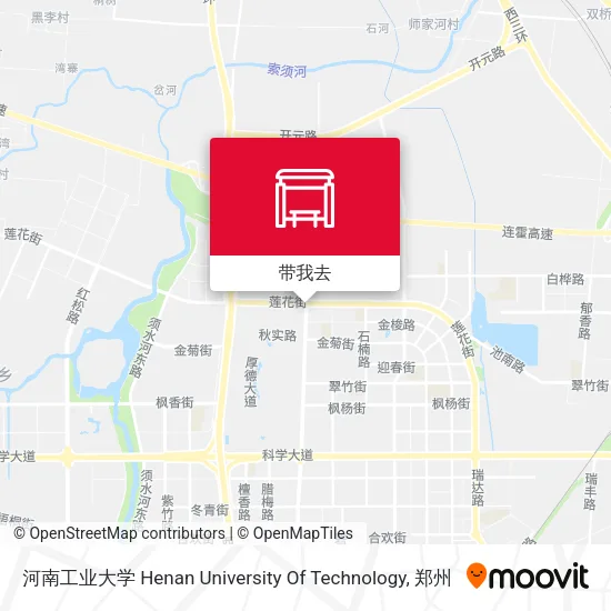 河南工业大学 Henan University Of Technology地图