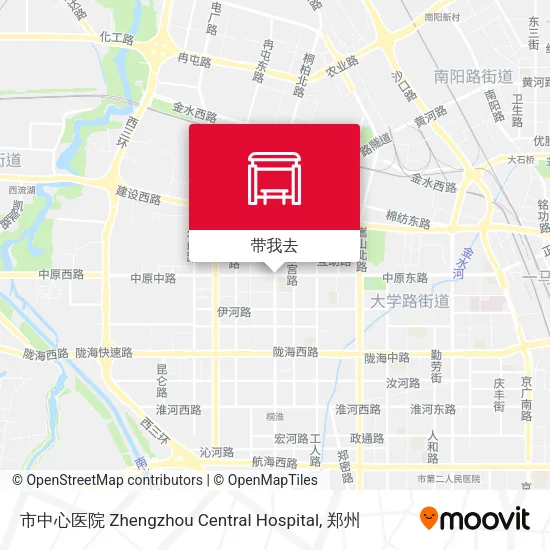 市中心医院 Zhengzhou Central Hospital地图