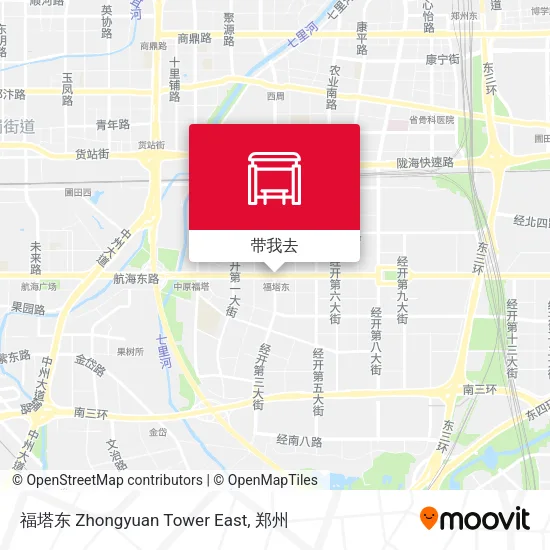 福塔东 Zhongyuan Tower East地图