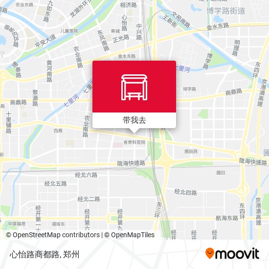 心怡路商都路地图