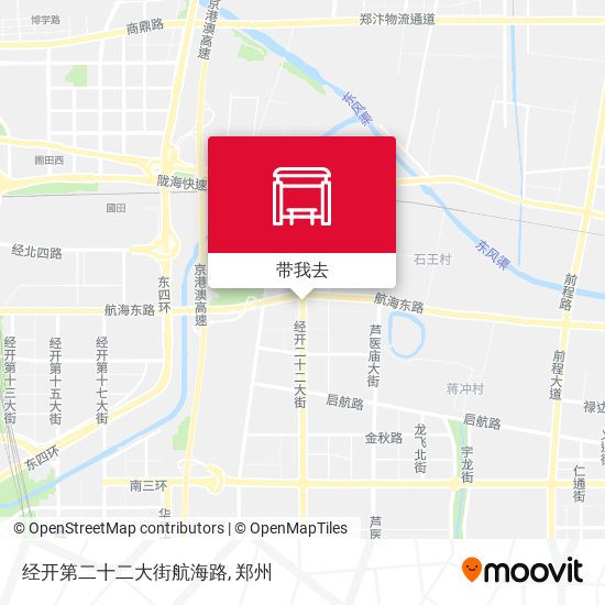 经开第二十二大街航海路地图