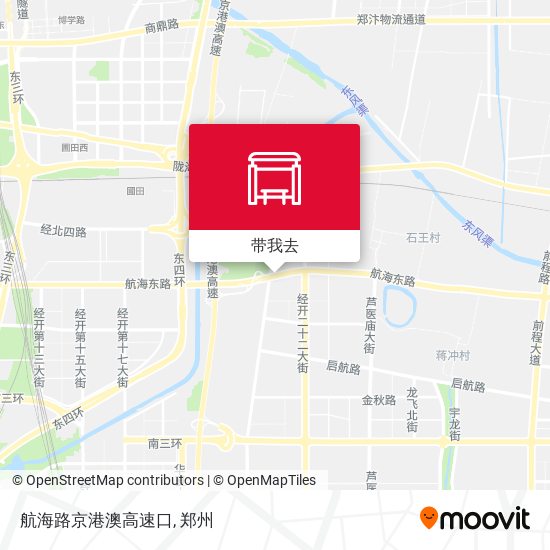 航海路京港澳高速口地图