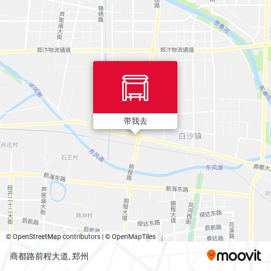 商都路前程大道地图