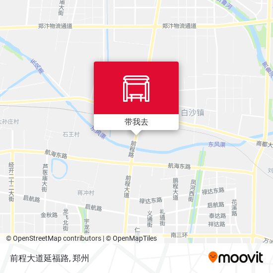 前程大道延福路地图