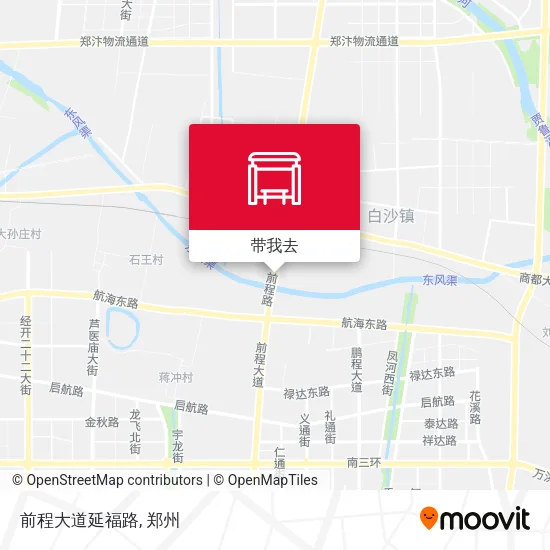 前程大道延福路地图