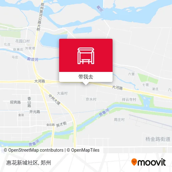 惠花新城社区地图