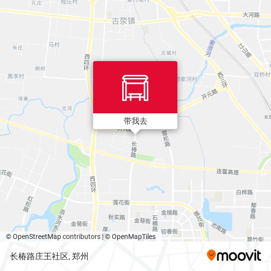 长椿路庄王社区地图