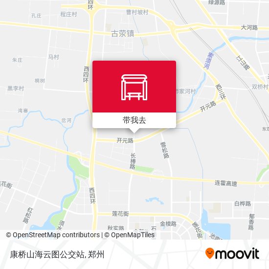 康桥山海云图公交站地图