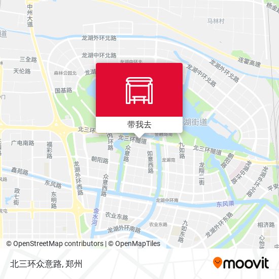 北三环众意路地图