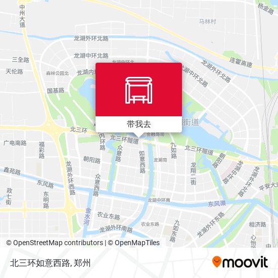 北三环如意西路地图