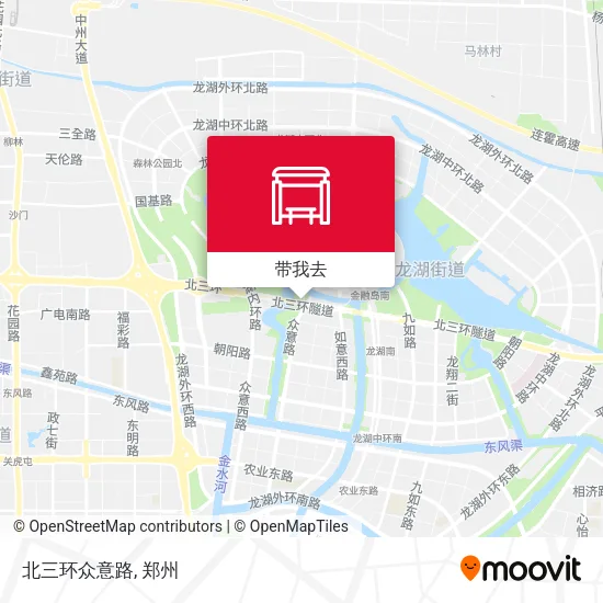 北三环众意路地图