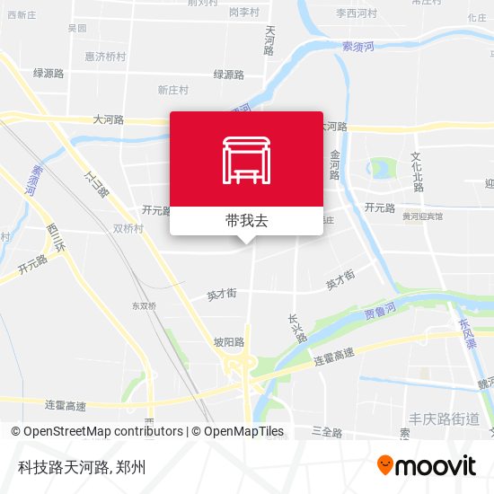 科技路天河路地图