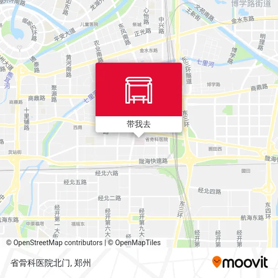 省骨科医院北门地图