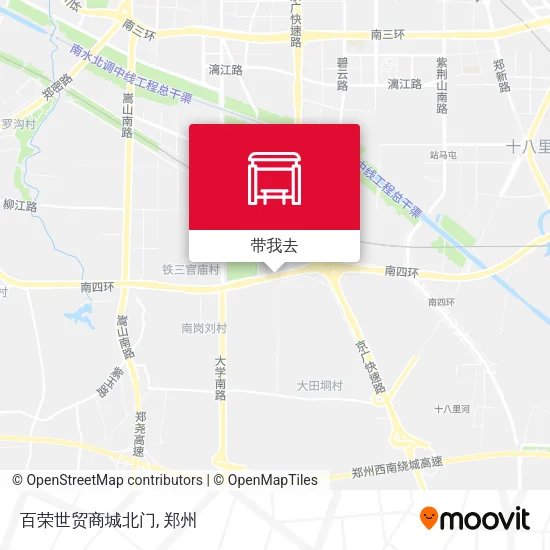 百荣世贸商城北门地图