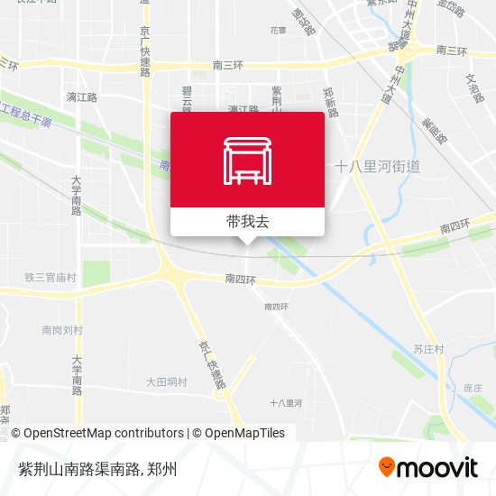 紫荆山南路渠南路地图