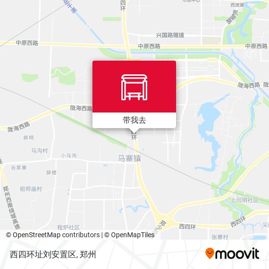 西四环址刘安置区地图