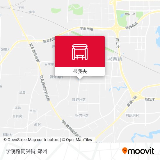 学院路同兴街地图