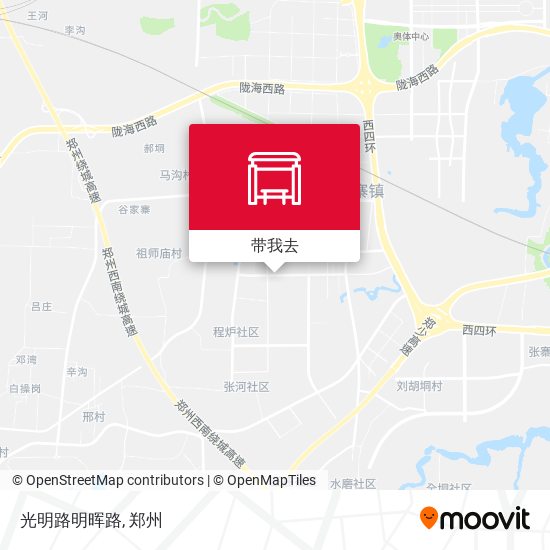 光明路明晖路地图