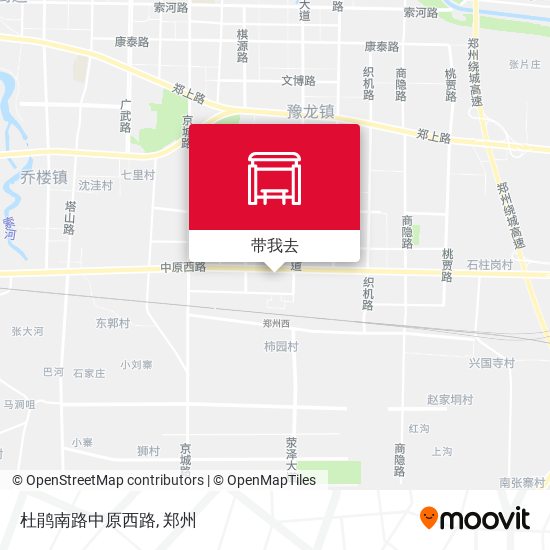 杜鹃南路中原西路地图