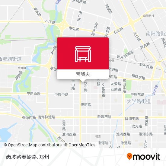 岗坡路秦岭路地图