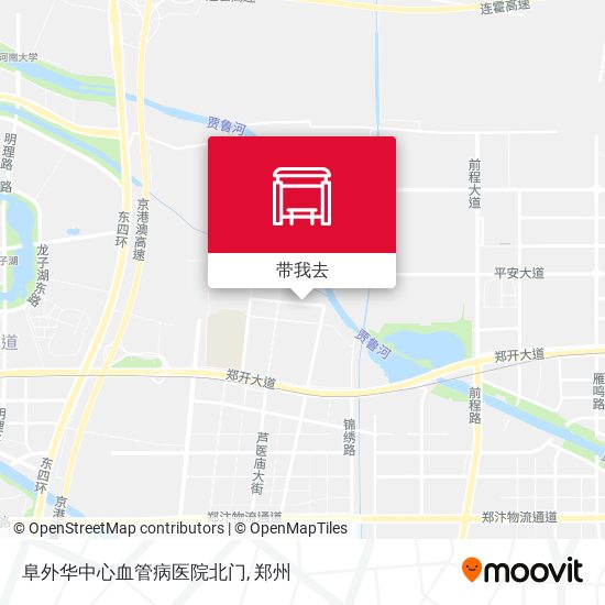 阜外华中心血管病医院北门地图