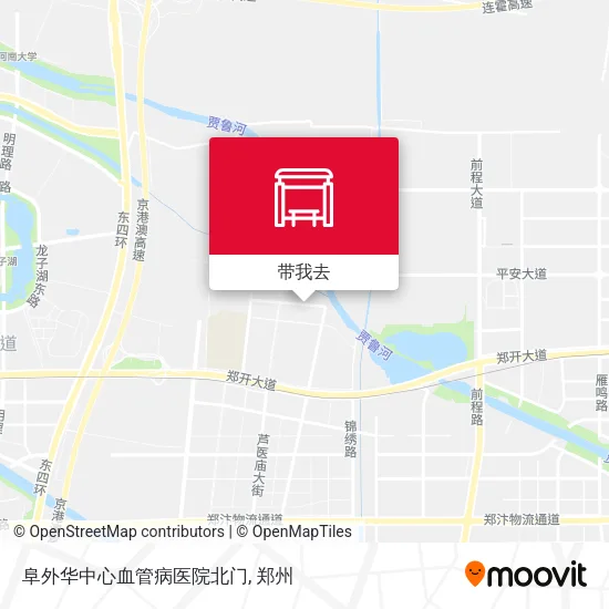 阜外华中心血管病医院北门地图