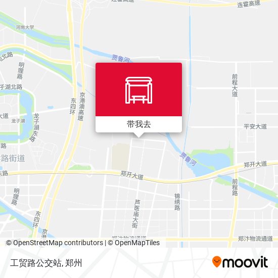 工贸路公交站地图