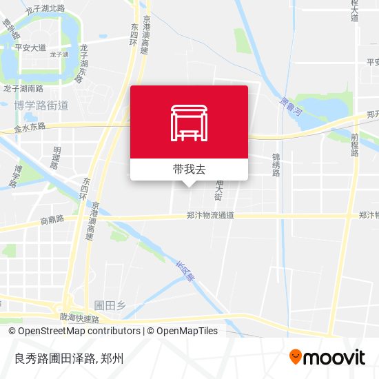 良秀路圃田泽路地图