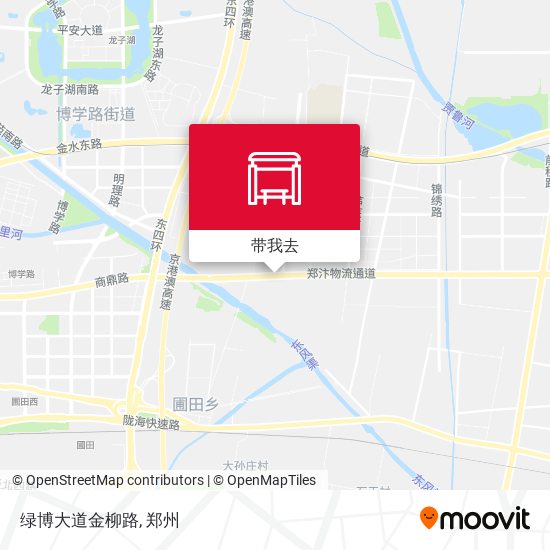 绿博大道金柳路地图