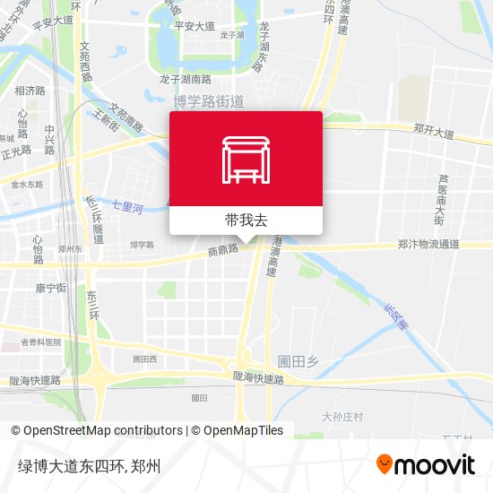 绿博大道东四环地图