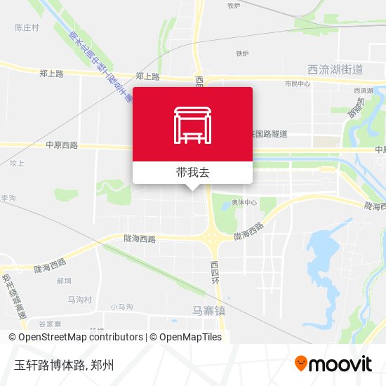 玉轩路博体路地图