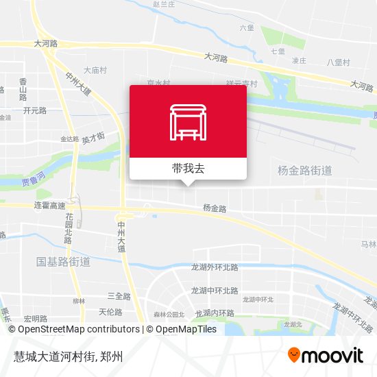 慧城大道河村街地图