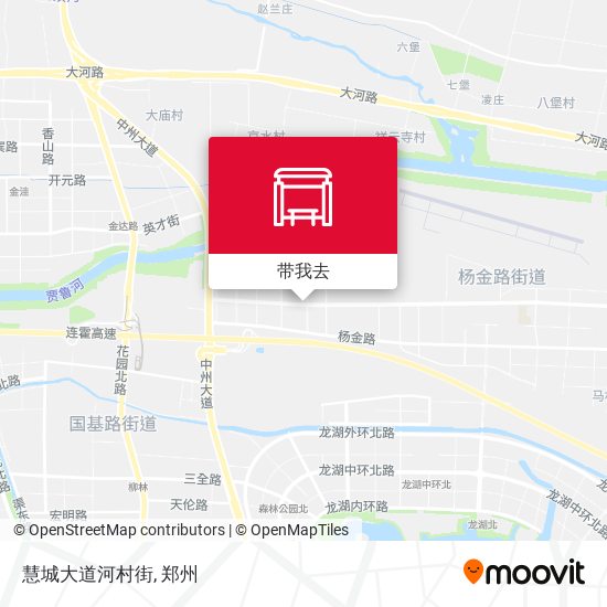 慧城大道河村街地图