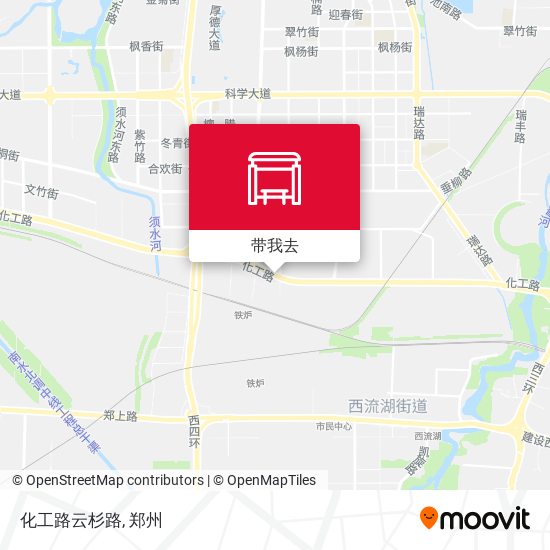 化工路云杉路地图