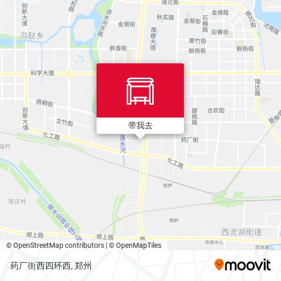 药厂街西四环西地图