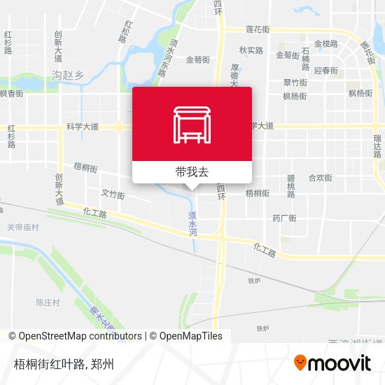 梧桐街红叶路地图
