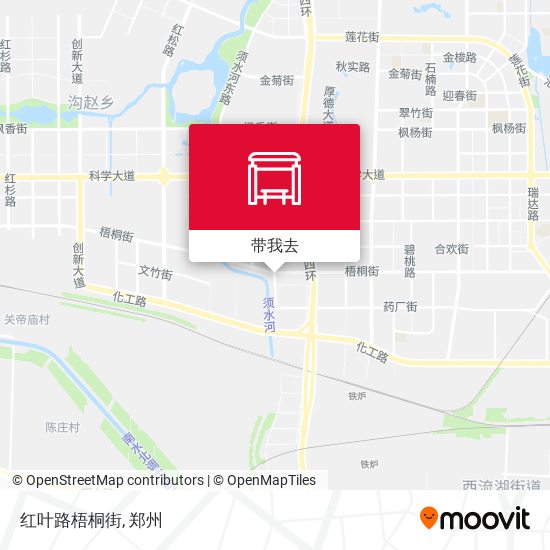 红叶路梧桐街地图