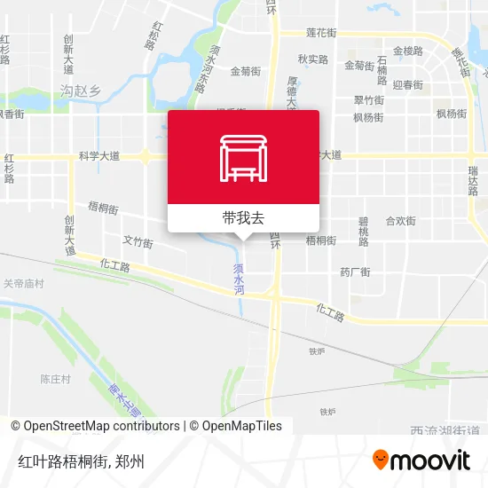 红叶路梧桐街地图