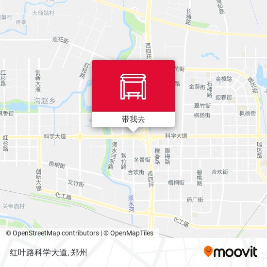 红叶路科学大道地图