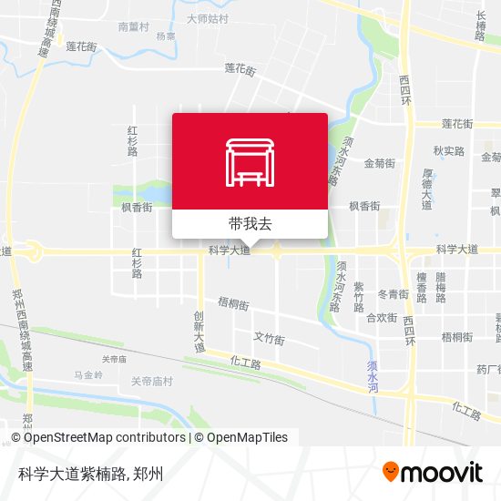 科学大道紫楠路地图