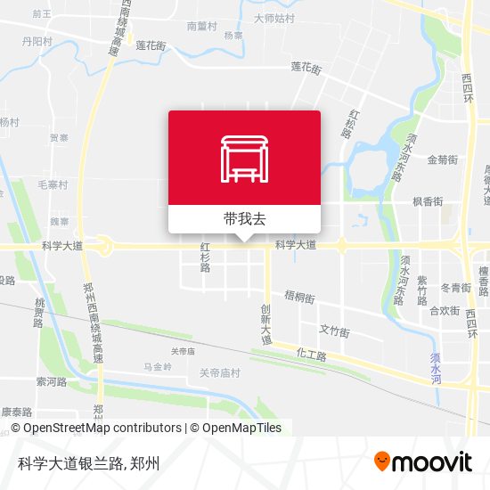科学大道银兰路地图