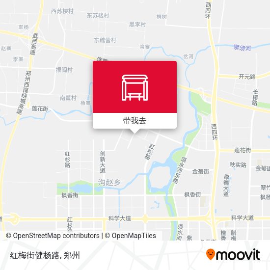 红梅街健杨路地图