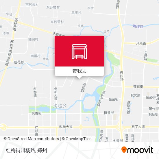 红梅街川杨路地图
