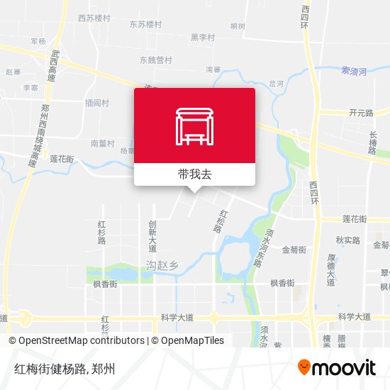红梅街健杨路地图