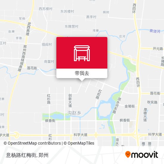 意杨路红梅街地图