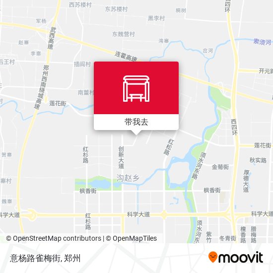 意杨路雀梅街地图